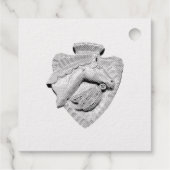 Grüße! Frohe Valentinstag Geschenkanhänger (Rückseite)