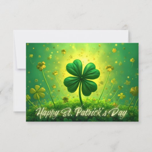 Grüße für den St. Patrick's Day (Vorderseite)