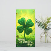 Grüße für den St. Patrick's Day (Stehend Vorderseite)