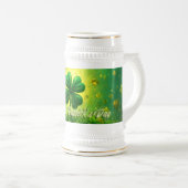 Grüße für den St. Patrick's Day Bierglas (VorderseiteRechts)