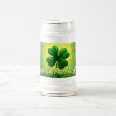 Grüße für den St. Patrick's Day Bierglas (Mittel)