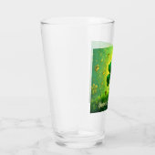 Grüße für den St. Patrick's Day Glas (Rechts)