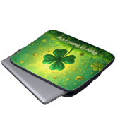 Grüße für den St. Patrick's Day Laptopschutzhülle (Vorne Knopf)