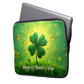 Grüße für den St. Patrick's Day Laptopschutzhülle (Vorderseite Links)