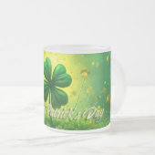Grüße für den St. Patrick's Day Mattglastasse (VorderseiteRechts)
