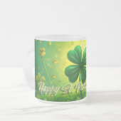 Grüße für den St. Patrick's Day Mattglastasse (Vorderseite Links)