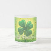 Grüße für den St. Patrick's Day Mattglastasse (Mittel)