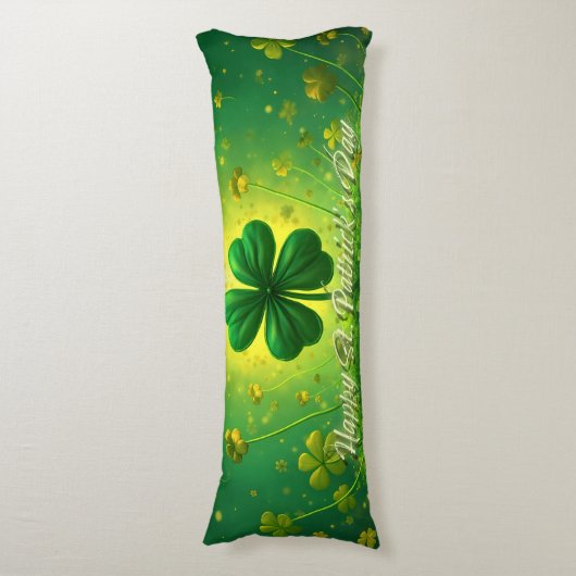 Grüße für den St. Patrick's Day Seitenschläferkissen (Vorderseite Vertikal)