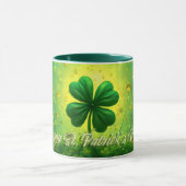 Grüße für den St. Patrick's Day Tasse (Zentrum)