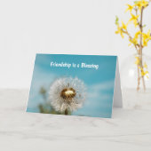 Grüße für einen Freund Karte (Gelbe Blume)