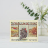 Grüße für Erntedank Feiertagspostkarte (Stehend Vorderseite)