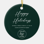 Grüße für Geschäftsreisen Keramik Ornament (Vorne)