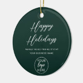 Grüße für Geschäftsreisen Keramik Ornament (Links)