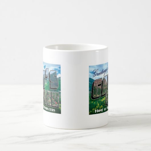 Grüße Galts von der Gulch-Tasse Kaffeetasse (Mittel)