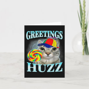 Grüße Huzz Lustiges Gen Z Gen Alpha Slang Meme  Karte