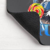 Grüße Huzz Waschbär Meme Chaos Humor Vibes Mousepad (Ecke)