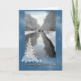 Grüße in den Meilen Feiertagskarte