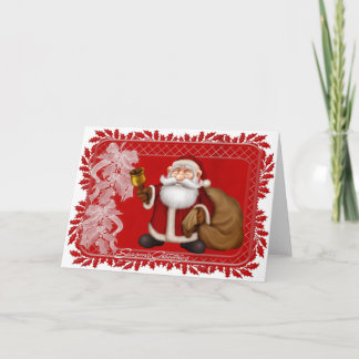 Grüße Jolly Santa Grußkarte der Saison Feiertagskarte