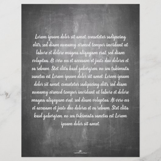 Grüße Jubiläum im Chalkboard-Look (Rückseite)