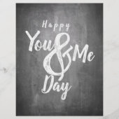 Grüße Jubiläum im Chalkboard-Look (Vorderseite)