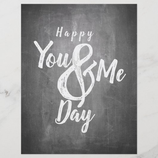 Grüße Jubiläum im Chalkboard-Look (Vorderseite)