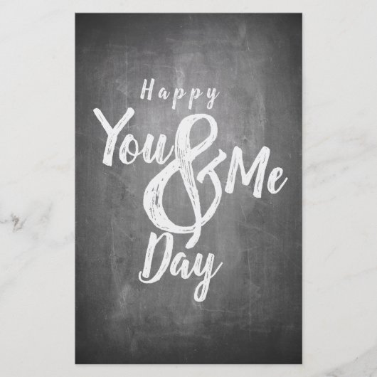 Grüße Jubiläum im Chalkboard-Look (Vorderseite)