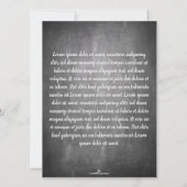 Grüße Jubiläum im Chalkboard-Look (Rückseite)