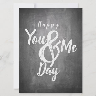 Grüße Jubiläum im Chalkboard-Look