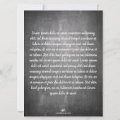 Grüße Jubiläum im Chalkboard-Look (Rückseite)