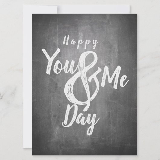 Grüße Jubiläum im Chalkboard-Look (Vorderseite)