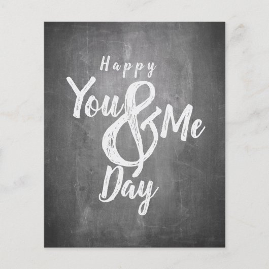 Grüße Jubiläum im Chalkboard-Look (Vorderseite)