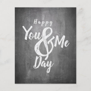 Grüße Jubiläum im Chalkboard-Look