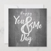 Grüße Jubiläum im Chalkboard-Look (Vorderseite)