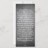 Grüße Jubiläum im Chalkboard-Look (Rückseite)