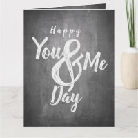 Grüße Jubiläum im Chalkboard-Look