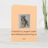 Grüße! Karte (Rückseite)