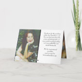 Grüße Karte der Saison (Rückseite)