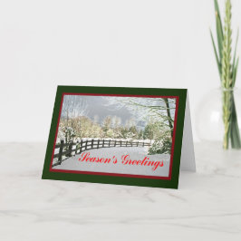 Grüße Karte der Saison