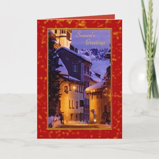 Grüße Karte der Saison (Vorderseite)