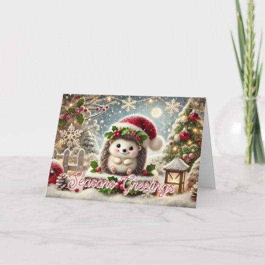 Grüße Karte der Saison (Vorderseite)