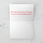 Grüße Karte der Saison (Innenseite)