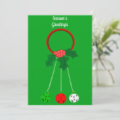 Grüße Karte der Saison (Stehend Vorderseite)