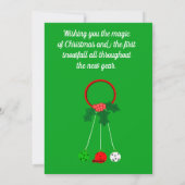 Grüße Karte der Saison (Rückseite)