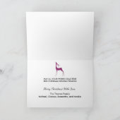 Grüße Karte für Hirsche und Foto (Innenseite)