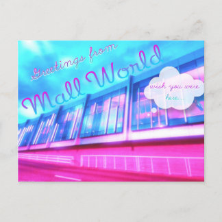 "Grüße" Mall World Postkarte