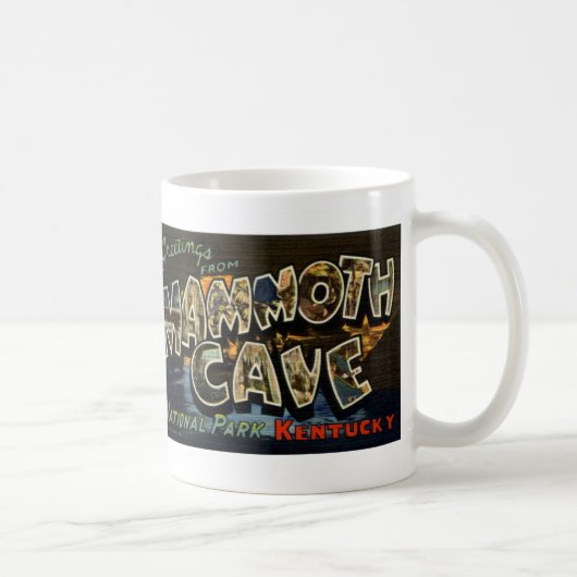 Grüße Mammuthöhlen-von der Vintagen Kaffeetasse (Rechts)