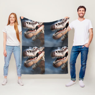 Grüße meinen Kollegen T Rexs, Fleece Blanket