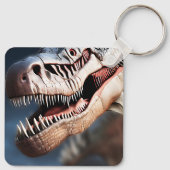Grüße meinen Kollegen T Rexs, Keyring Schlüsselanhänger (Rückseite)