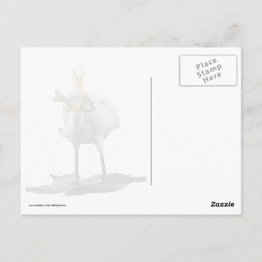 Grüße mit Mittagessen Postkarte (Rückseite)