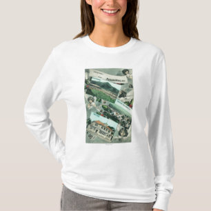 Grüße mit von den landschaftlichen Ansichten T-Shirt